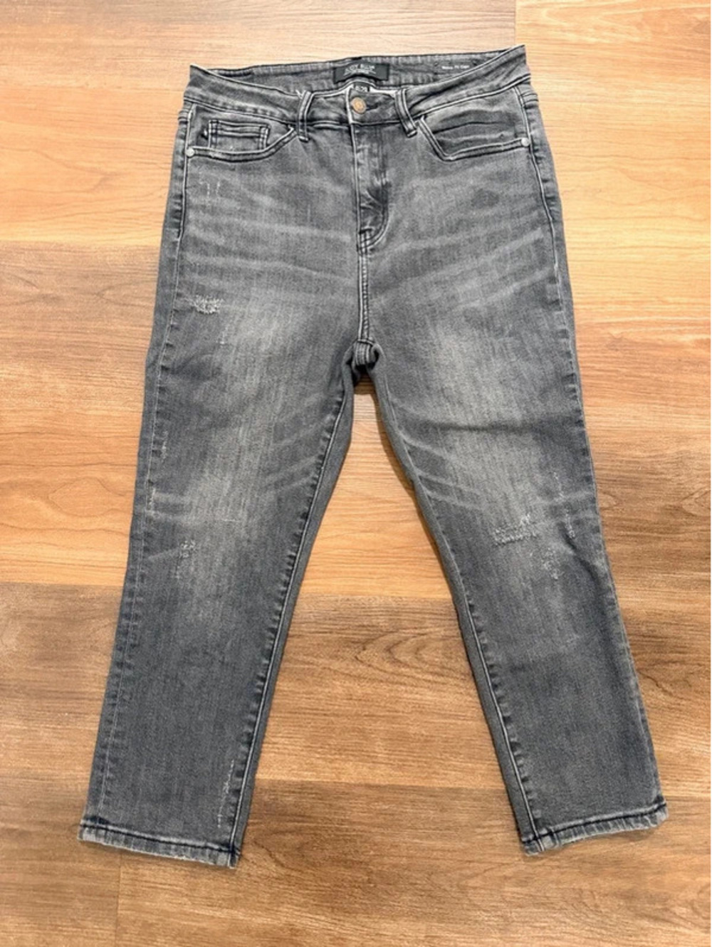 Judy Blue Washed Black Skinny Capri Jeans 9/29 Stretch